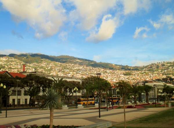 Stadt Funchal auf Madeira Stadt Funchal auf Madeira