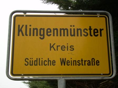 Klingenmnster, Deutsche Weinstrasse