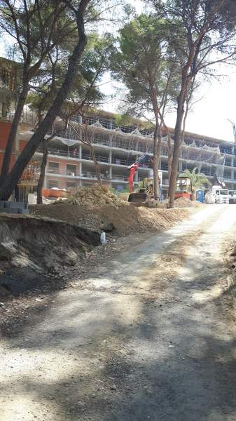 RIU Playa Park, Neubau im August 2018 RIU Playa Park, Neubau im August 2018