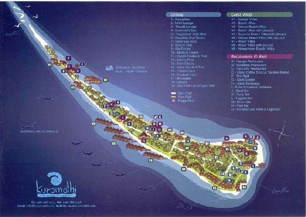 Inselplan Kuramathi Inselplan Kuramathi
