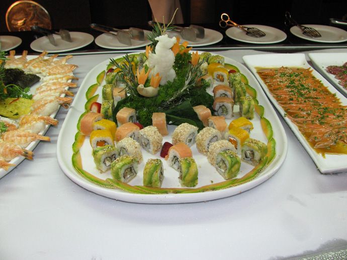 RIU Tequila, Vorspeisen im Asia-Restaurant RIU Tequila, Vorspeisen im Asia-Restaurant