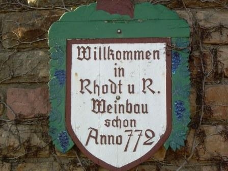 Rhodt unter Rietburg, Deutsche Weinstrasse