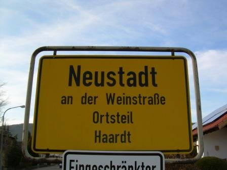 Haardt ( OT von Neustadt ) Deutsche Weinstrasse