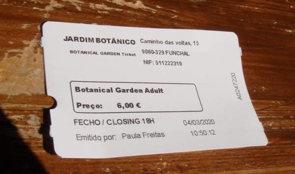 Botanischer Garten Funchal / Madeira Botanischer Garten Funchal / Madeira