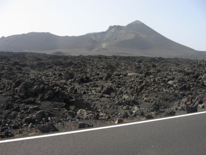 Vulkangebiet auf Lanzarote Vulkangebiet auf Lanzarote