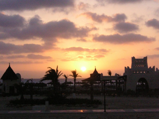 Riu Karamboa - Ausblick beim Abendessen