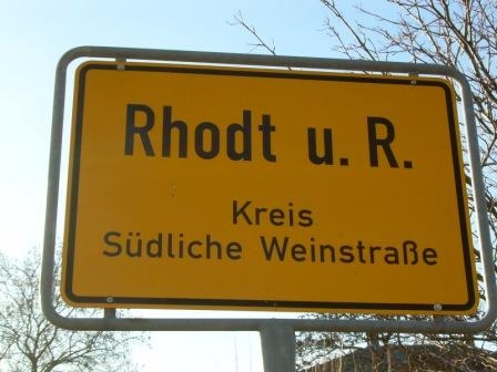 Rhodt unter Rietburg, Deutsche Weinstrasse
