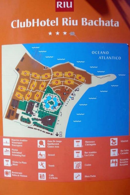 Riu Bachata, Hotelplan - Bild
