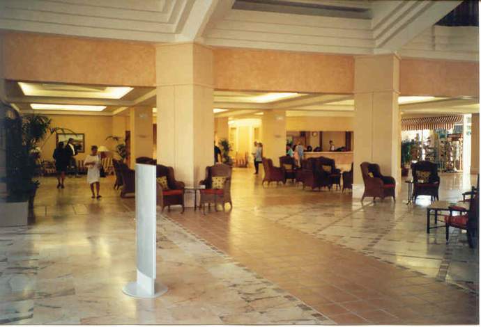 RIU Atlantico, Lobby mit Rezeption