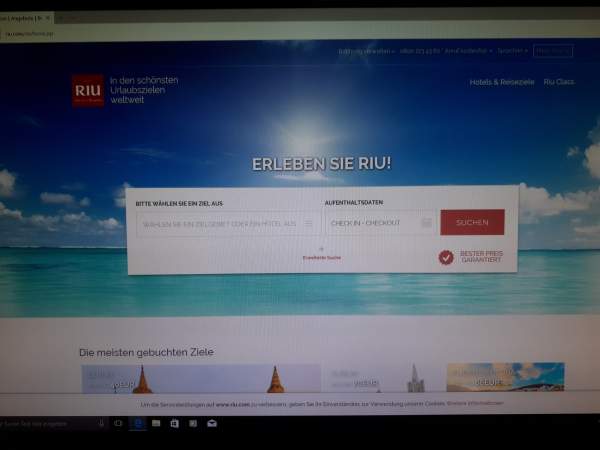 RIU Webseite - Neues Design, Juli 2017