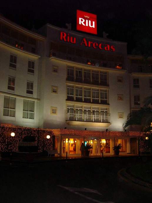 RIU Arecas, weihnachtlicher Eingangsbereich RIU Arecas, weihnachtlicher Eingangsbereich