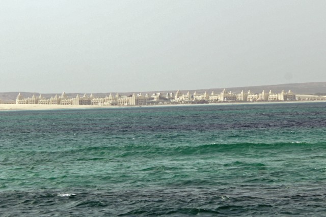 Riu Karamboa - Hotel vom Meer aus Riu Karamboa - Hotel vom Meer aus