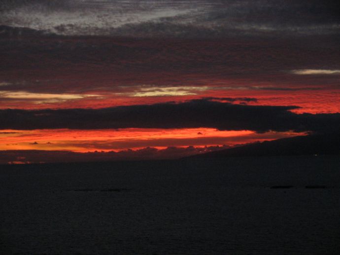 Sonnenuntergang Teneriffa / La Gomera