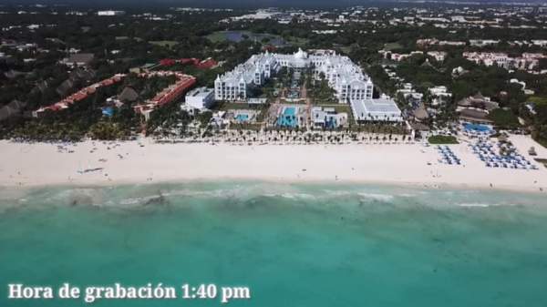 Das neue RIU Palace Riviera Maya von oben