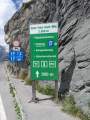 Groglockner Hochalpenstrae, noch 350 Meter zur Kaiser - Franz - Josefs - Hhe in 2369 m Hhe.