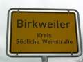 Birkweiler, Deutsche Weinstrasse, Ort 11, Ortsschild.