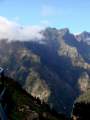 Blick auf die Berge und das rtchen Curral das Freiras.