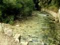 das Wasser fliet in den Torrent de Sant Miquel