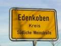 Edenkoben, Deutsche Weinstrasse, Stadt / Ort 18, Ortsschild.