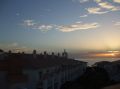 Sonnenuntergang von unserem Balkon aus. War das Gebude 36 im Chiclana.