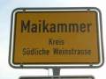 Maikammer, Deutsche Weinstrasse, Ort 20, Ortsschild.