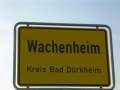 Wachenheim, Deutsche Weinstrasse, Ort 30, Ortsschild.