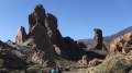 Herrlicher Sonnenschein an den Roques bei 6 Grad, der Roque Chinchado, rechts, war mal auf dem 1000 Peseten Schein abgebildet.