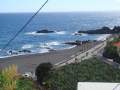 Blick von der Hauptstrae auf den Hauptstrand von Los Cancajos