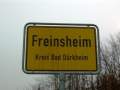 Freinsheim, Deutsche Weinstrasse, Ort 35, Ortsschild.