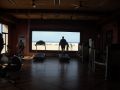 Fitnessstudio mit Blick aufs Meer