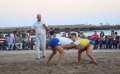 Am Strand war auch ein Lucha Canaria Turnier. Das Pollo del Cortijo, Sieger im letzten Wettbewerb, hat aber hier nicht gewonnen.