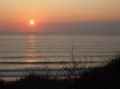 Sonnenuntergang beim RIU Chiclana. ber den Dnen sind Bnke. Dort kann man toll sitzen.