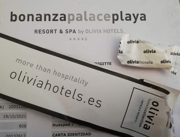 Hotel Bonanza Playa / Illetas / Mallorca, Oktober 2021