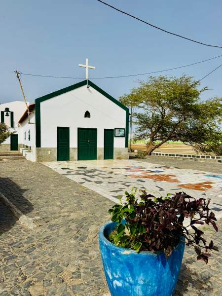 Sal Insel - Kirche im Dorf Espargos Sal Insel - Kirche im Dorf Espargos