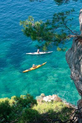 Kajakferien in Kroatien: abwechslungsreicher Urlaub für die ganze Familie. (Foto: djd/Eurohike) Kroatien