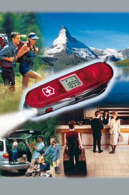 Taschenmesser Das gute alte Taschenmesser kann im Urlaub viele andere Helfer und Werkzeuge ersetzen: Von der integrierten Taschenlampe über den Schraubendreher bis zum Korkenzieher.