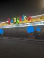 Lokal / Kneipe an der Playa de Palma / Mallorca / Schinkenstra�e " Bamboleo ". Genau gegen�ber / andere Stra�enseite ist der " Bierk�nig".