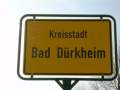 Bad Drkheim, Deutsche Weinstrasse, Ort 31, Ortsschild.