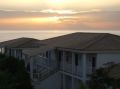 Sonnenuntergang vom Zimmer aus im RIU Chiclana. Der Atlantik ist einfach toll