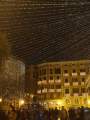 Der Rathausplatz in Palma mit der eindrucksvollen Weihnachtsbeleuchtung