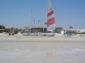 Breiter Sandstrand Insel Djerba / Tunesien